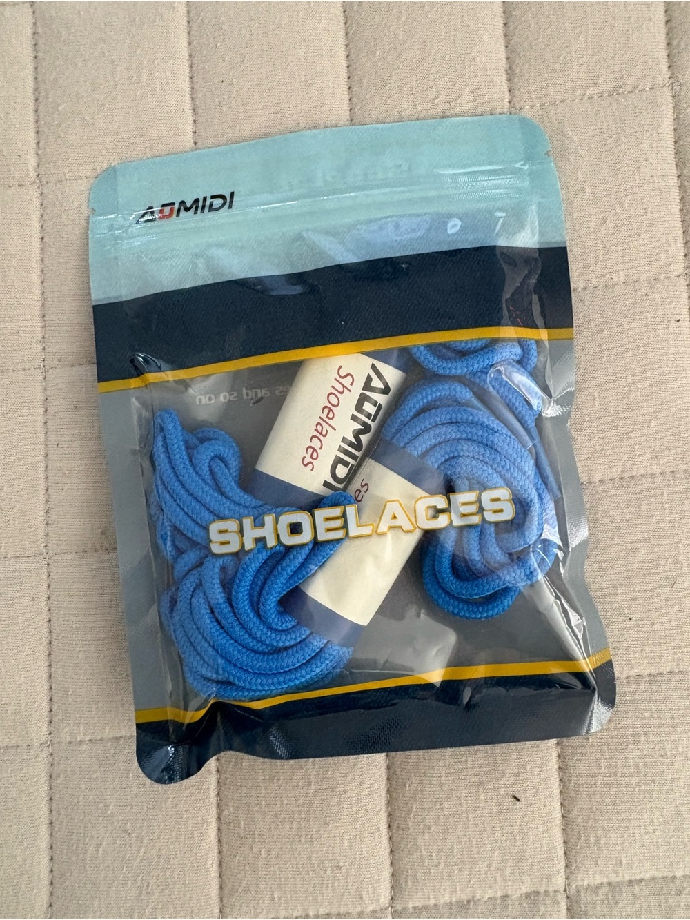 AOMIDI Bright Blue Round Shoelaces - 72”